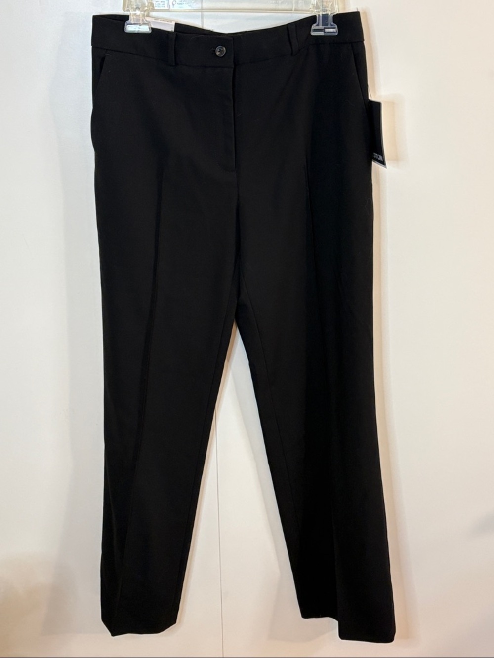 Halston Heritage Black Tailored Straight-Leg Trousers | 4